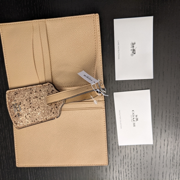 Coach Accessories - Coach Star Gold Glitter Collection